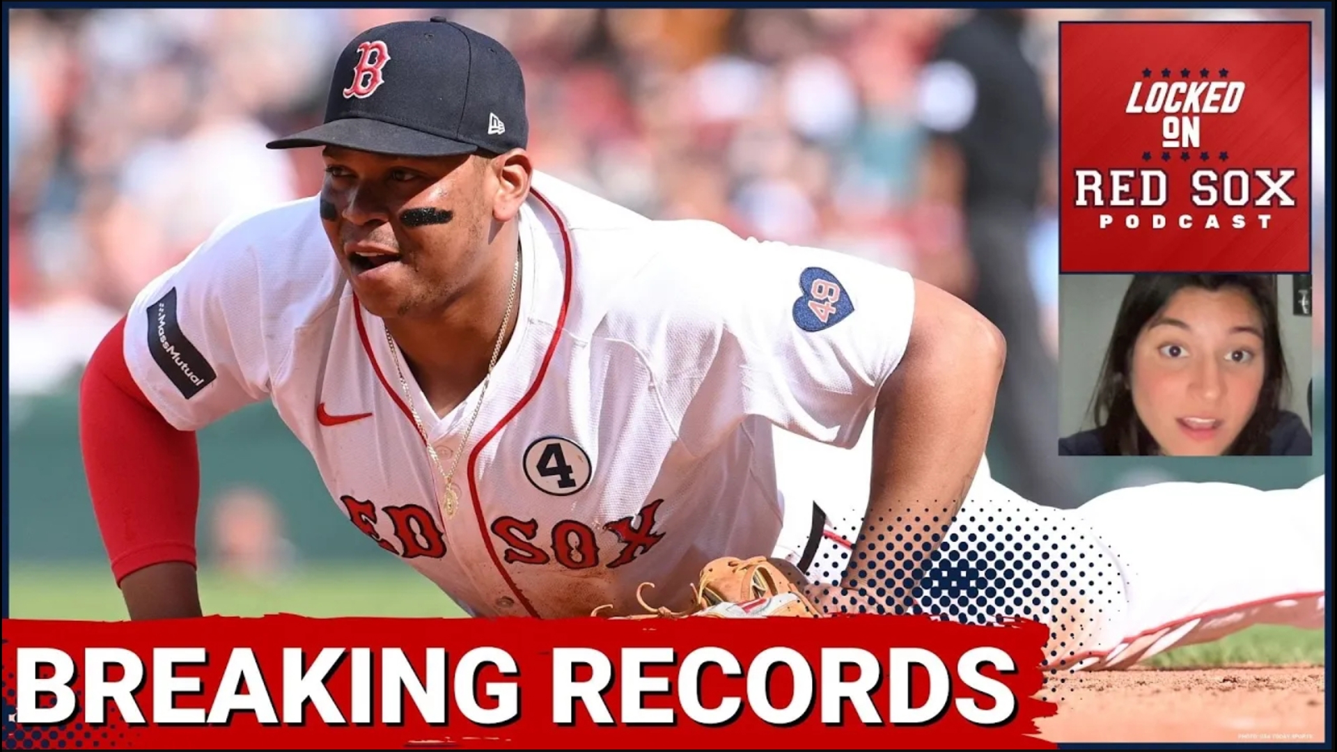 Rafael Devers made history by passing Jim Rice on the list for most extra-base hits by Boston Red Sox player before turning 28.