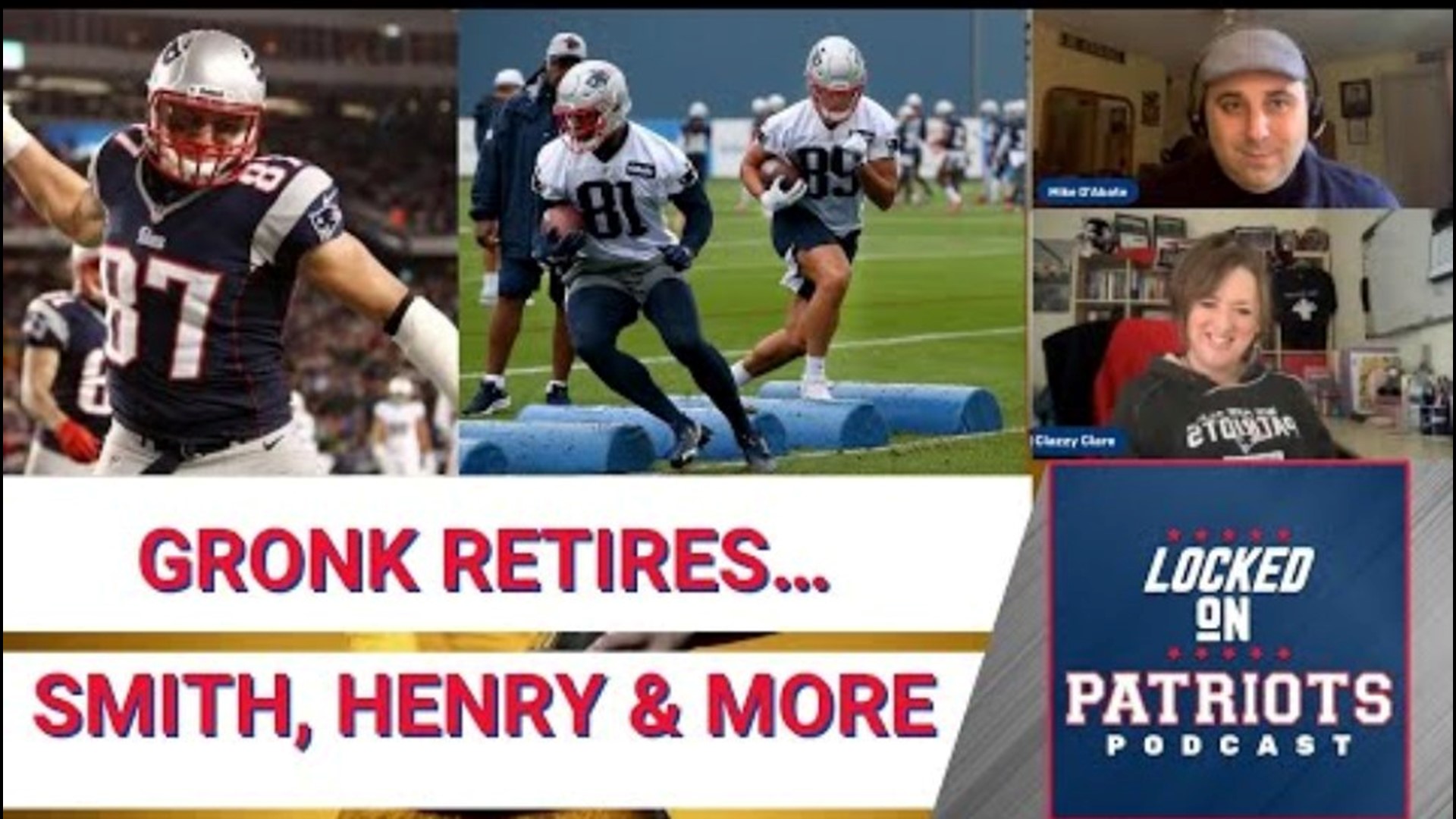 Mike D’Abate and Clare ‘ClazzyClare’ Cooper discuss Rob Gronkowski’s retirement, the emergence of Hunter Henry and Jonnu Smith as as a top ‘tight endage’ tandem.