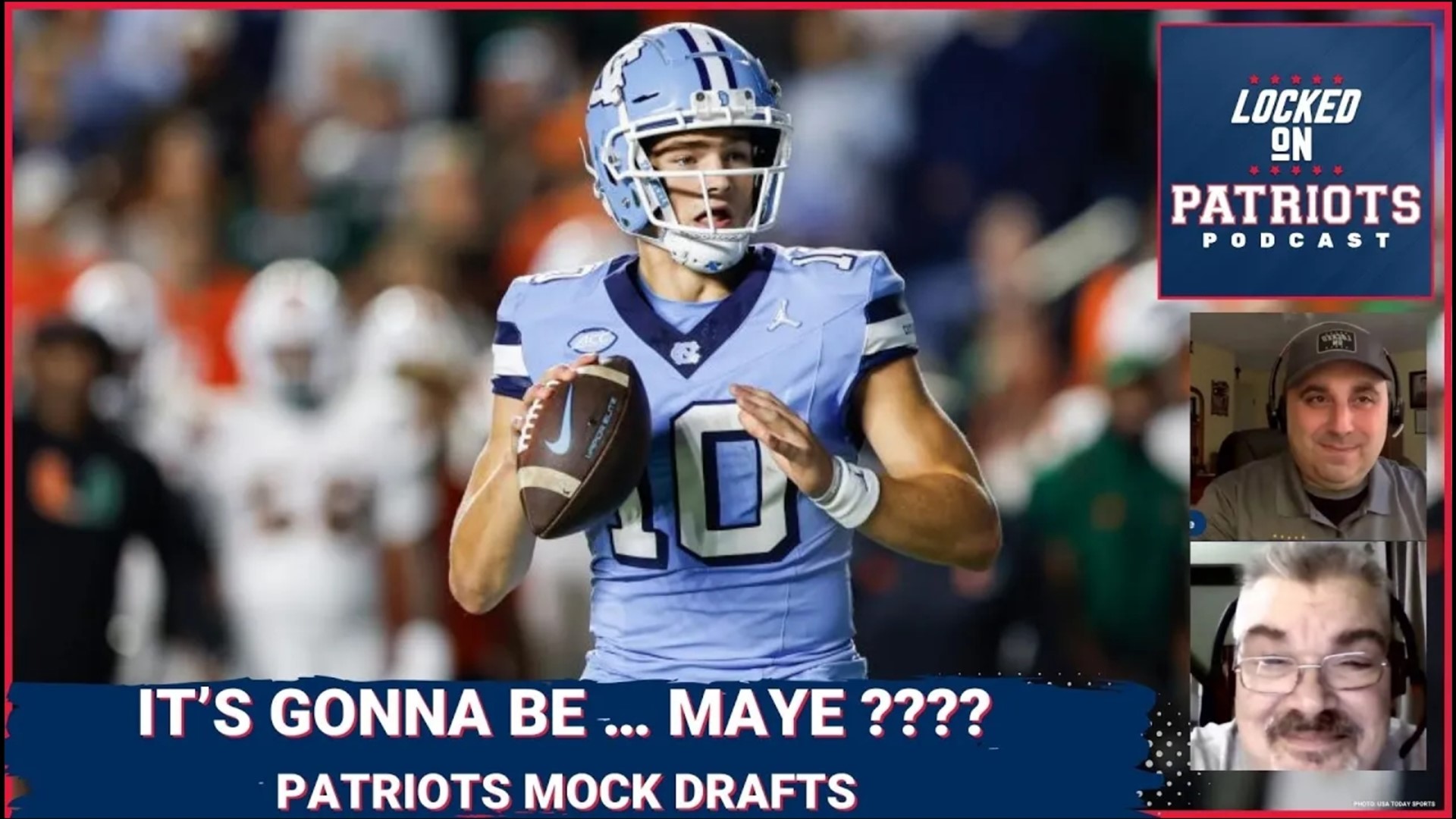 The New England Patriots are reportedly content to remain at No. 3 in the 2024 NFL Draft to select a quarterback.