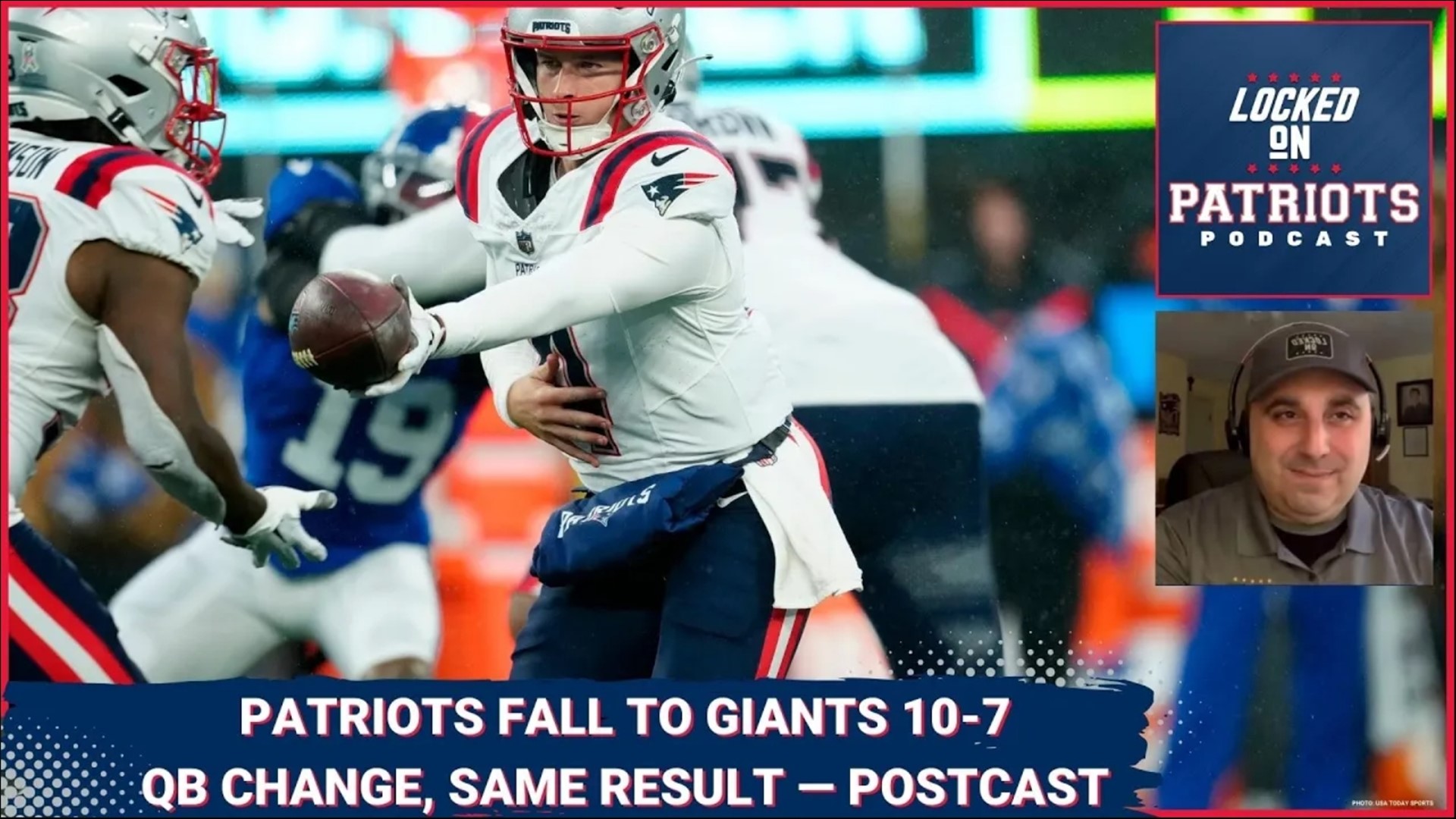 The New England Patriots continue to fall to new depths after their 10-7 loss to the New York Giants in their Week 12 matchup at MetLife Stadium.