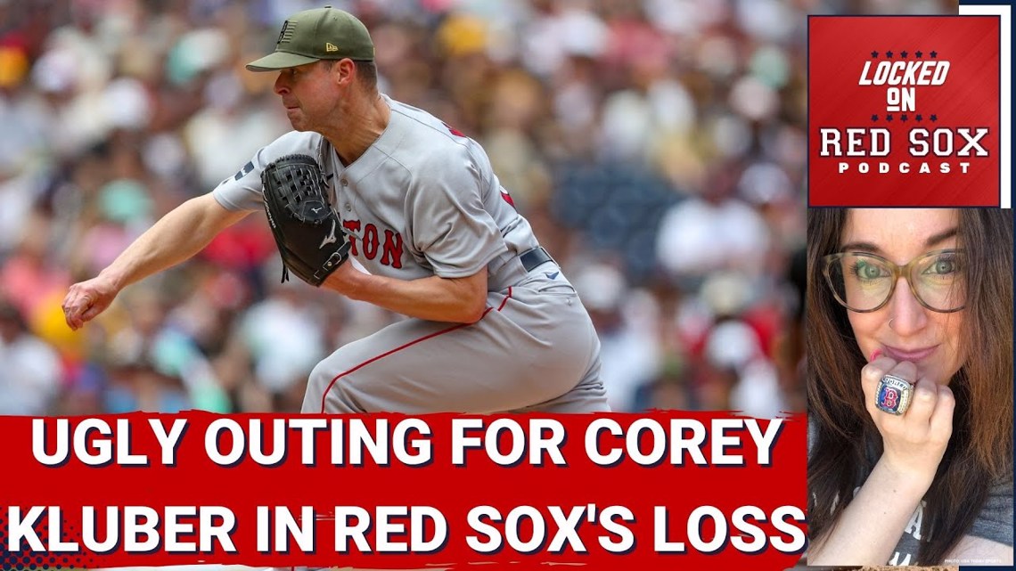 Corey Kluber struggles in Boston Red Sox's 7-0 loss to San Diego Padres