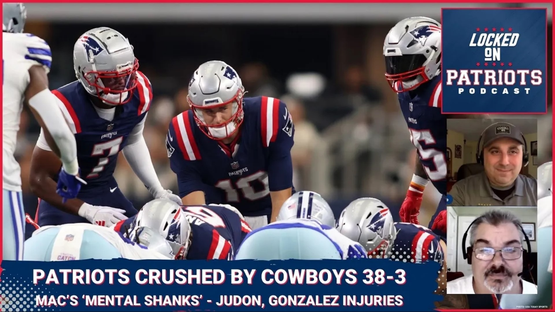 Patriots suffered a demoralizing 38-3 loss to the Dallas Cowboys at AT&T Stadium in Week 4.