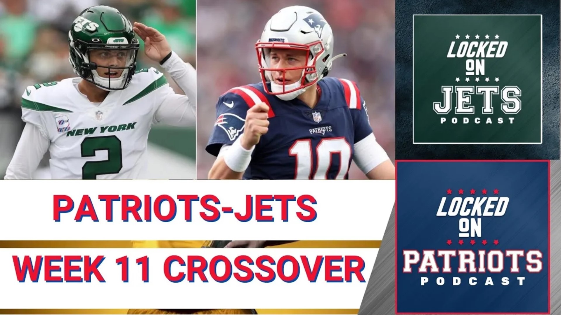 Join hosts Mike D’Abate of Locked On Patriots and John Butchko of Locked On Jets as they preview this Sunday’s showdown.