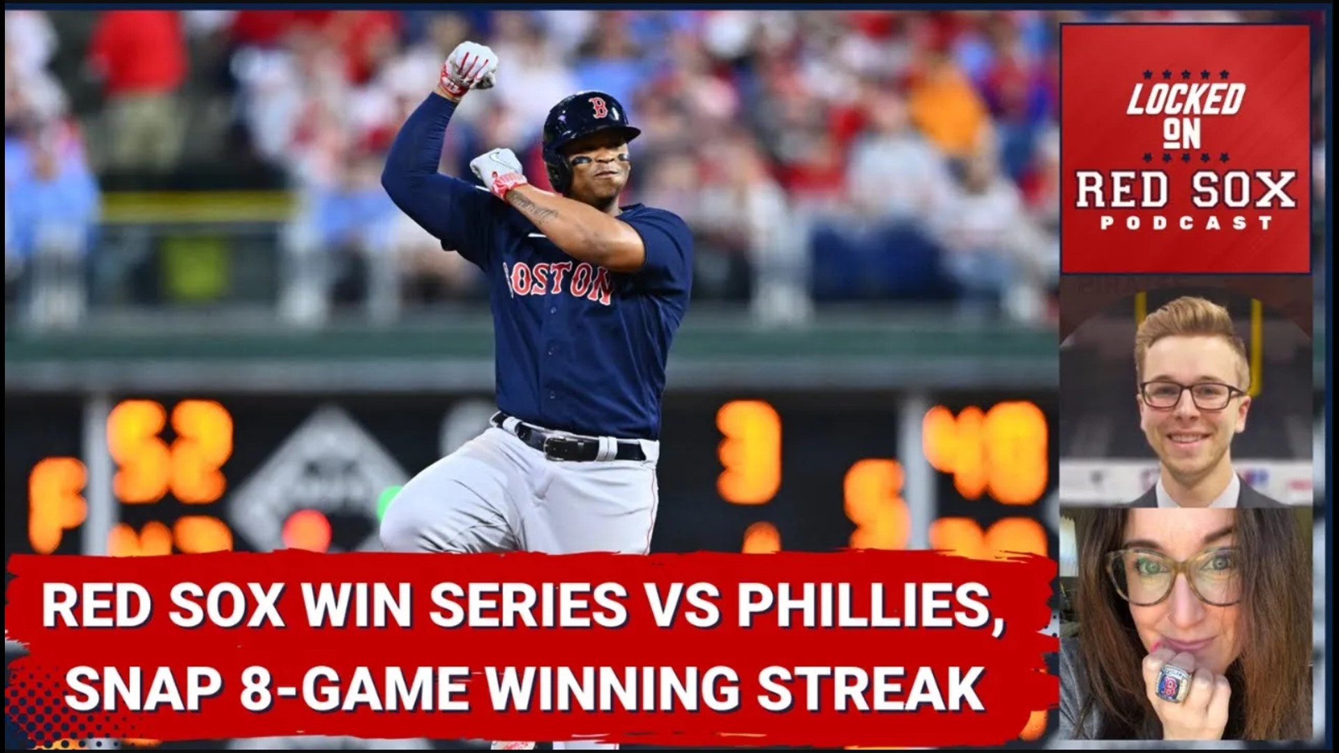 The Red Sox were steaming hot after sweeping the Blue Jays in 4 games and won the first 2 games against the Phillies to extend their 8-game winning streak.