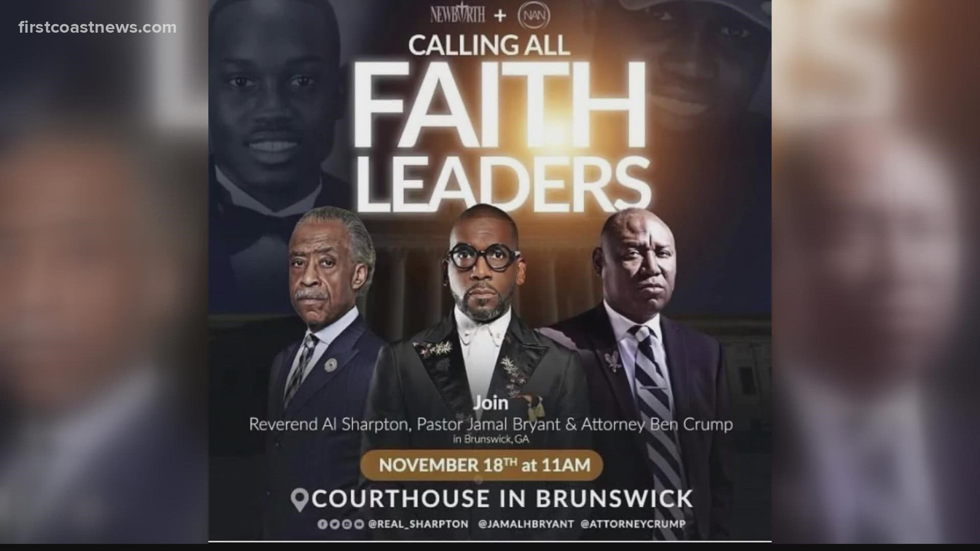 Many of the pastors are going to Brunswick in response to Kevin Gough's comments concerning black pastors at the death of Ahmaud Arbery trial.