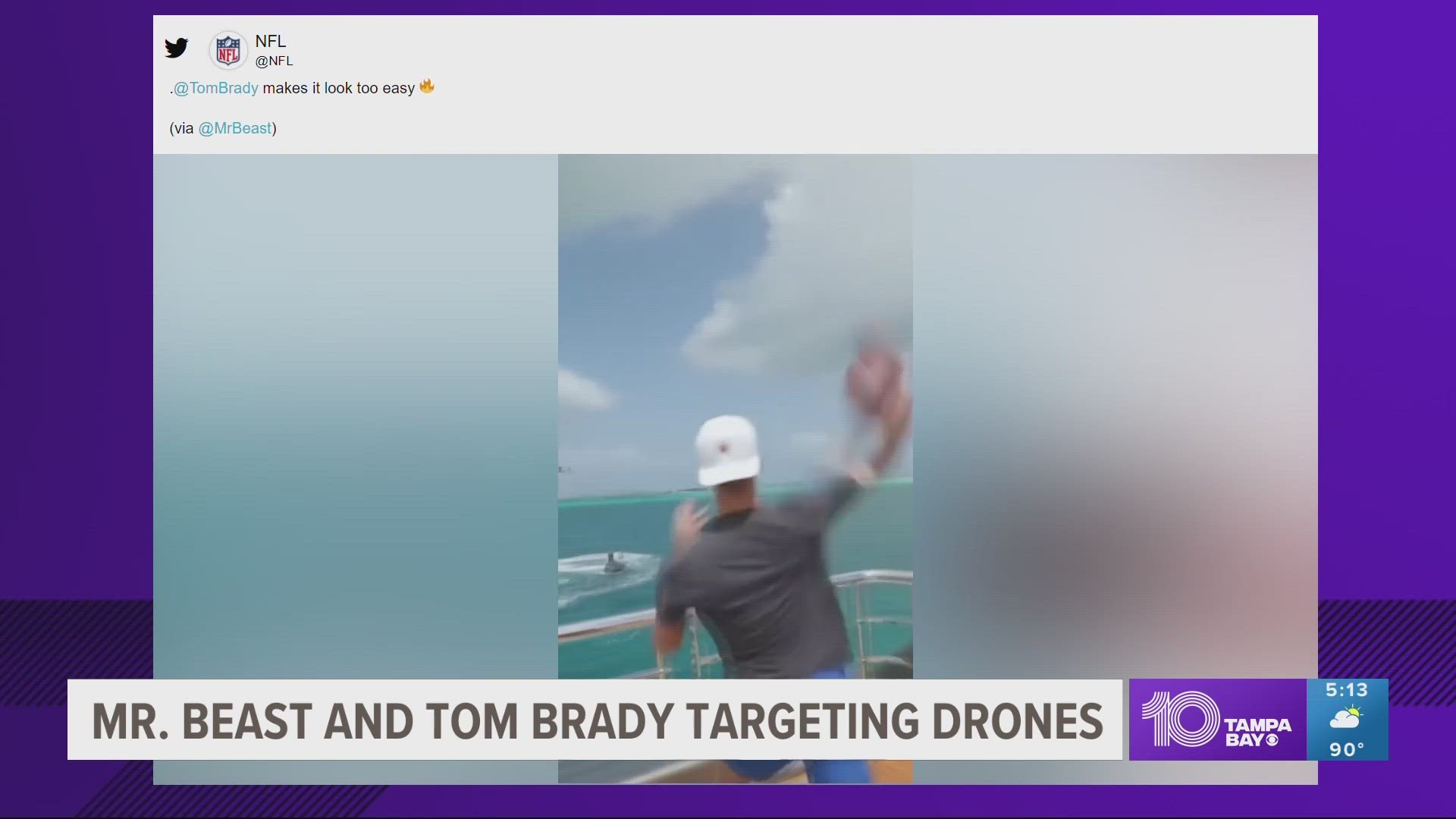 The viral video featuring Tom Brady is making the rounds recently.