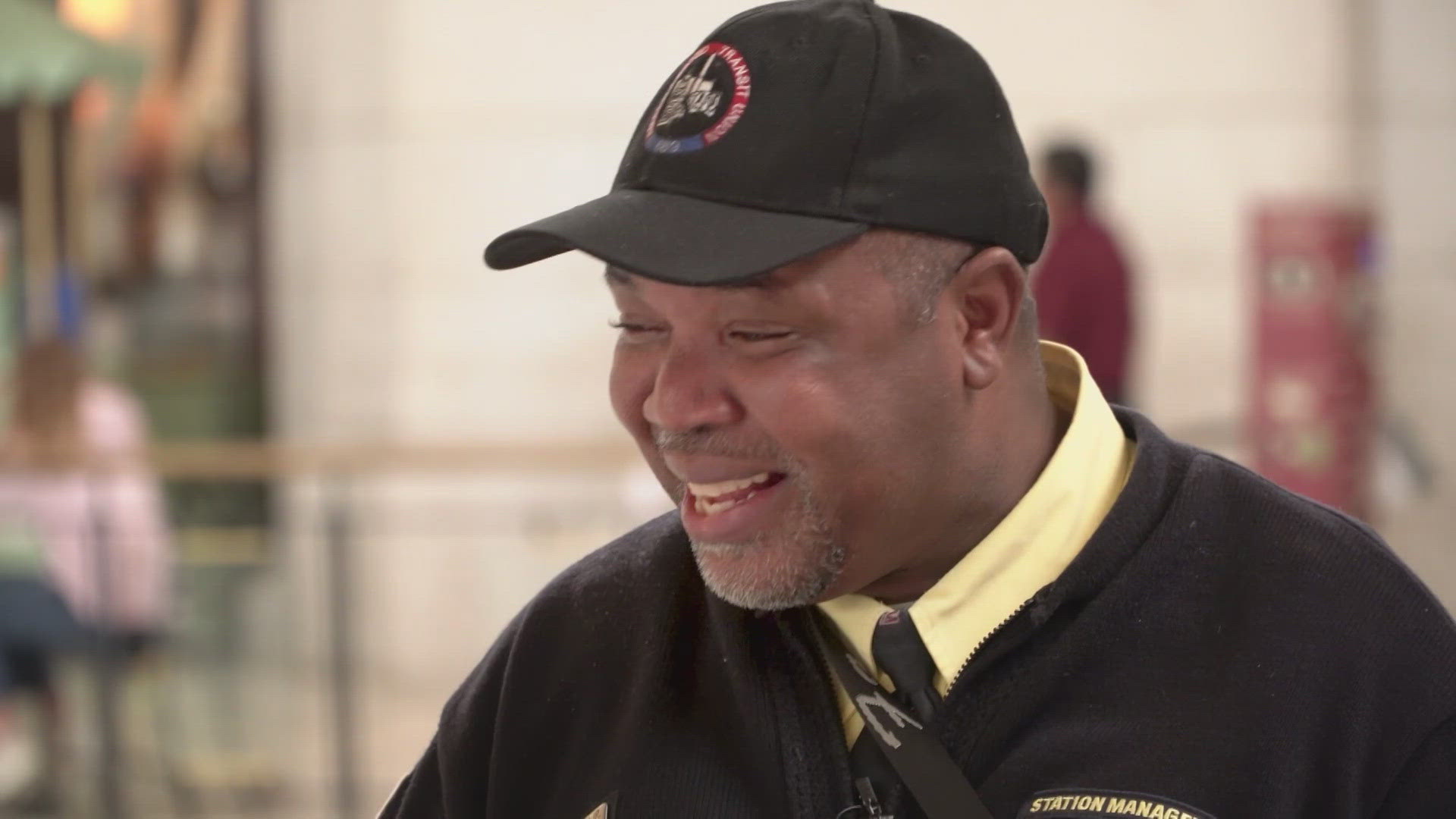 Maurice Yarber is the Metro station manager at Union Station. His positive attitude influences tourists and locals alike.