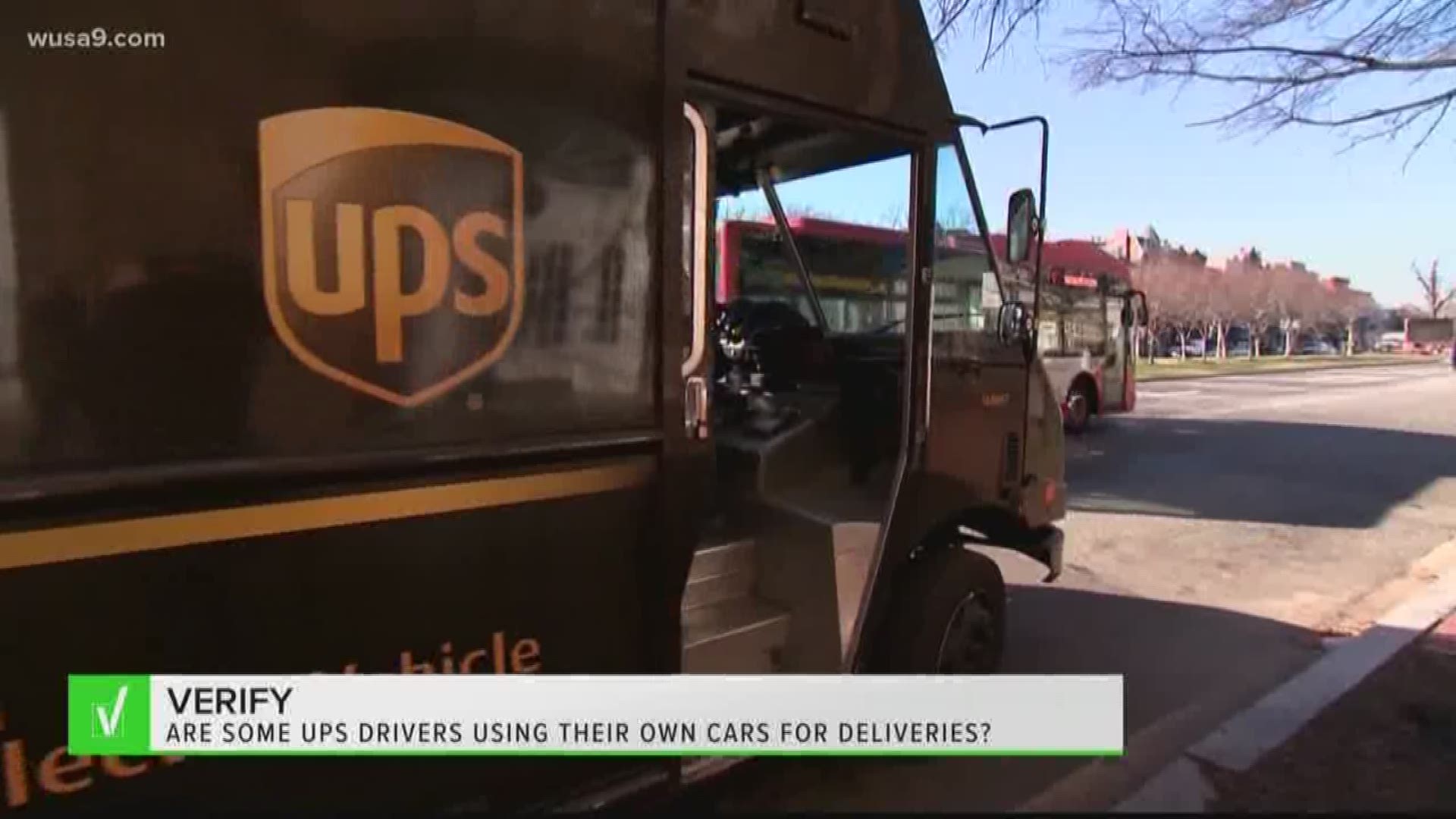 UPS verified that during peak holiday season, some jobs are done by seasonal employees, who drive their personal vehicles.