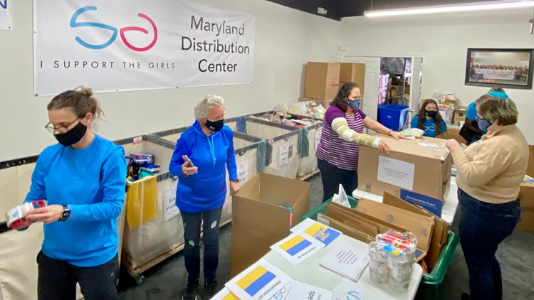 Maryland group sending 100,000 feminine products to Ukrainian refugees. Here's how you can help