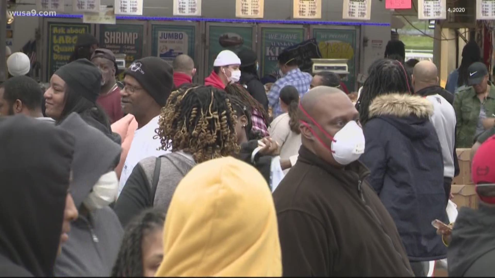 It is safe to say there was a collective gasp when many saw the video of crowds gathered at DC’s fish market Saturday in the Wharf neighborhood.