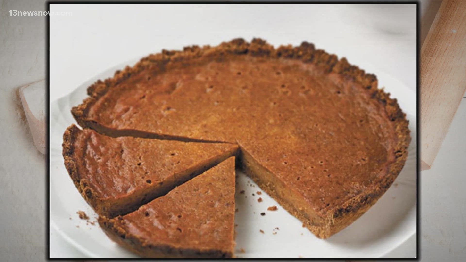Pumpkin pie is typically lower in sugar and fat than the other holiday favorites. Plus, it gets a nutritional boost from pumpkin puree, which is rich in vitamin A.