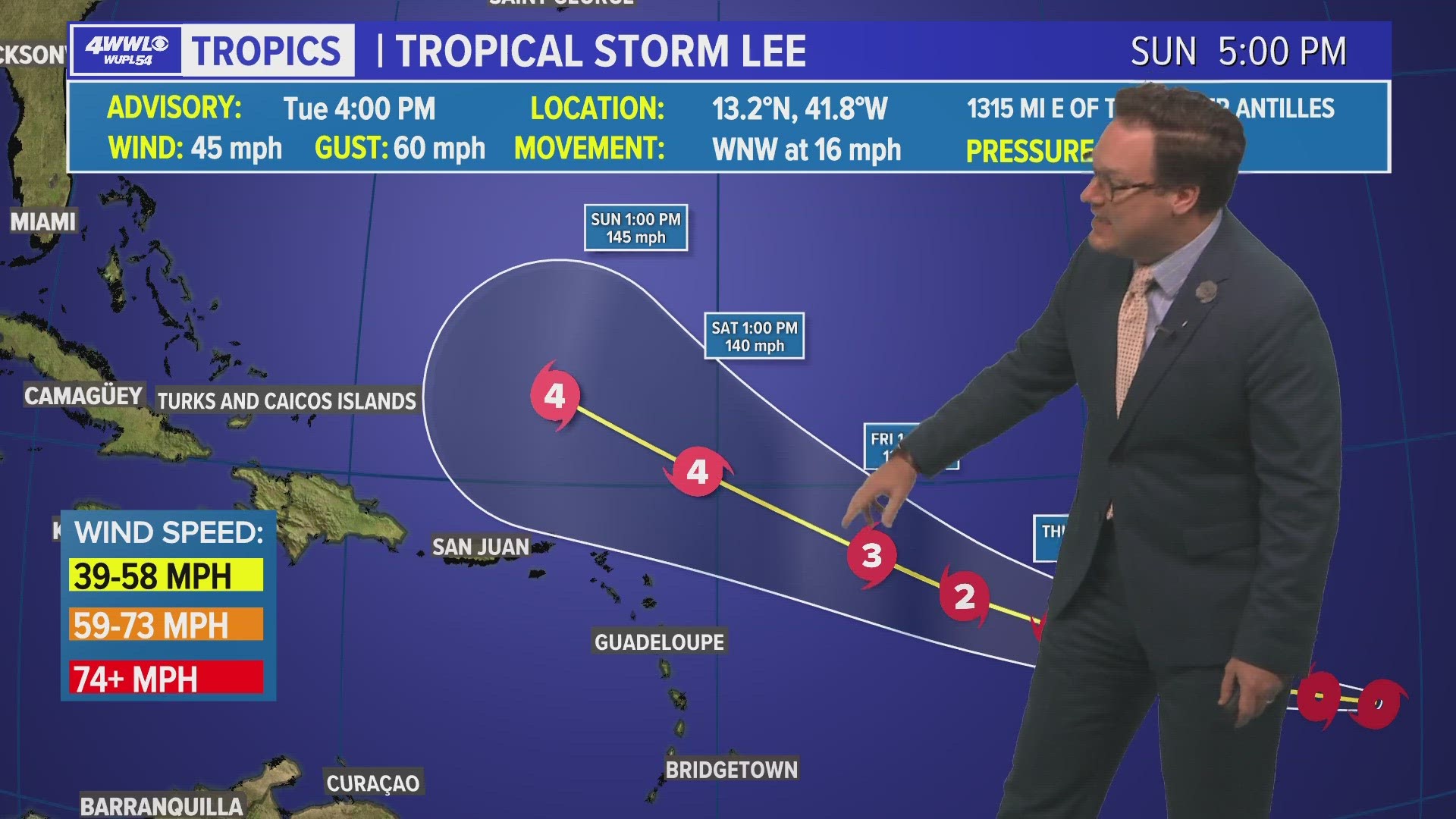 Tropical Update: Tropical Storm Lee forms in the Atlantic