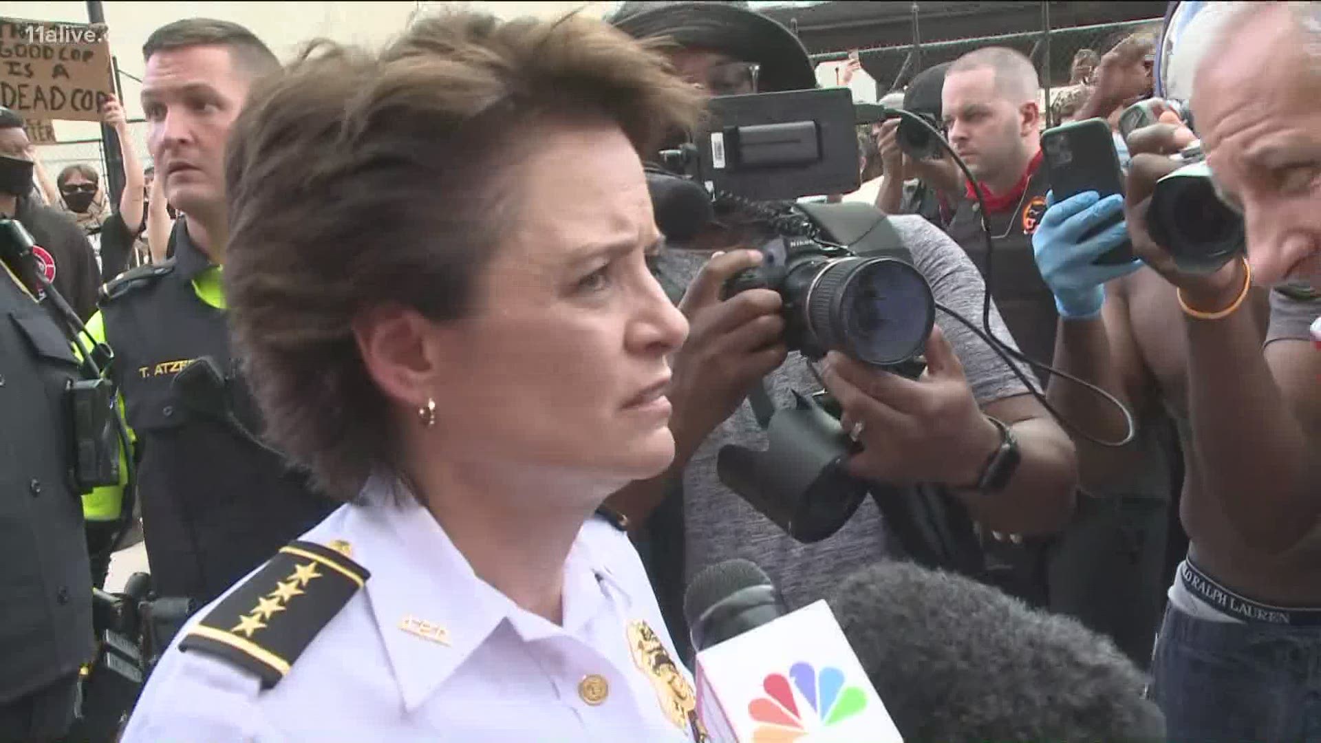 Atlanta Police Chief Erika Shields weighs in on the death of George Floyd, calling it appalling.