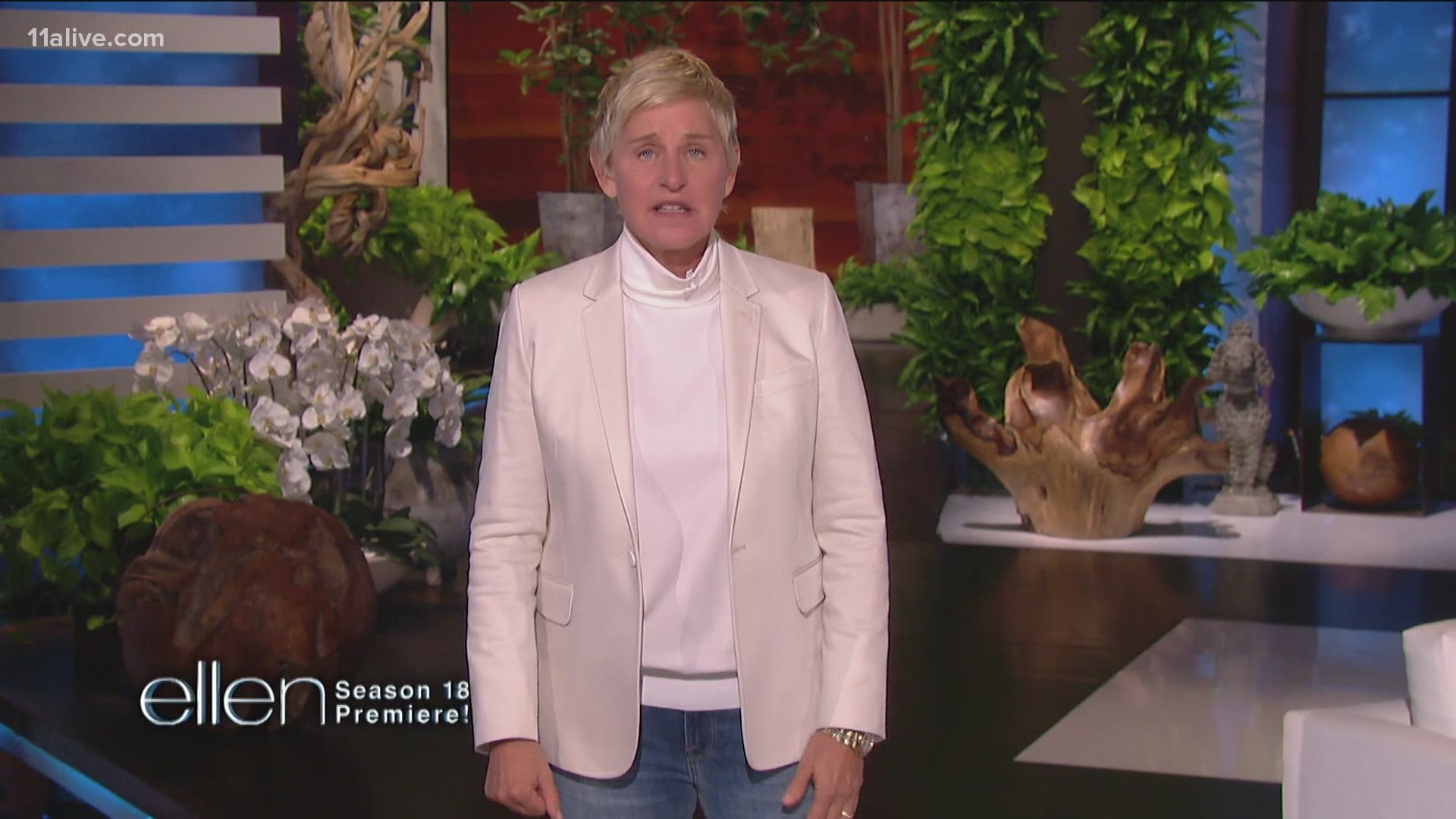 Ellen DeGeneres kicked off the 18th season of her daytime talk show by making an on-air apology and addressing allegations of a toxic work environment.